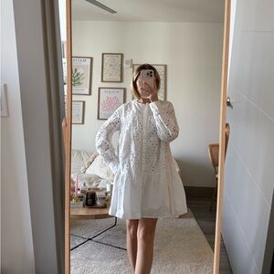 Zara White Dress - size xs